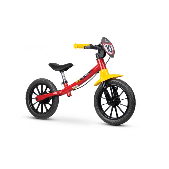 BIC. NATHOR BALANCE BIKE MASCULINA VERMELHA