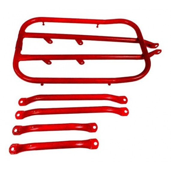BAGAGEIRO TRASEIRO CARGA VERMELHO