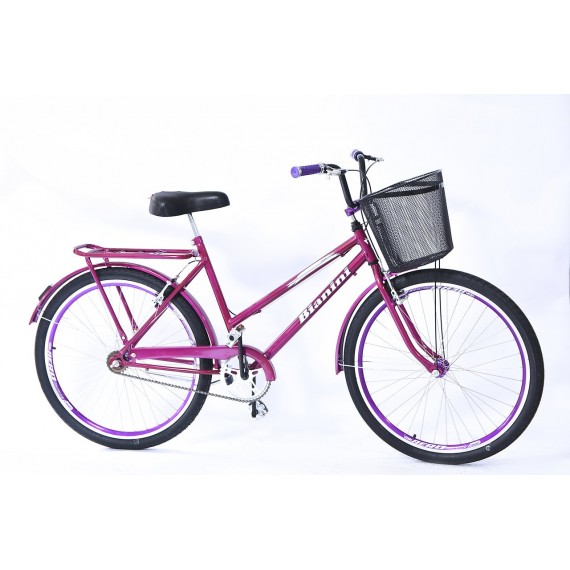 BIC. BB09 BIANINI 26 TIPO POTI ESPECIAL ROSA VERNIZ