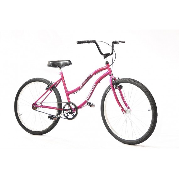BIC. BB33 BIANINI 26 BEACH FEM. ROSA VERNIZ