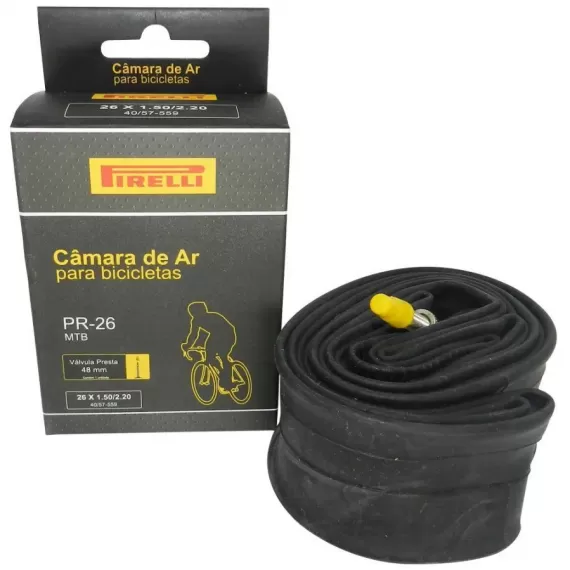 CAMARA PIRELLI 26x1.50/2.20 (VALVULA PRESTA) 48MM