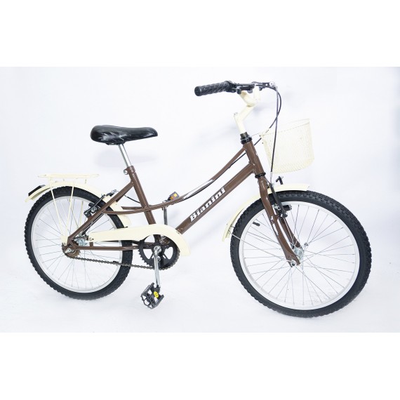 BIC. BB35 BIANINI 20 C/PARALAMA/BAG. MARROM/BEGE