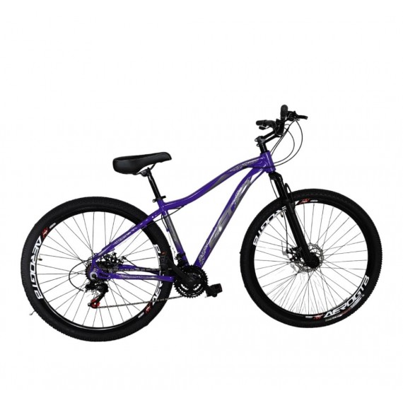 BIC. ECOS 29 SAFIRA ALUM. F/DISCO MECANICO 21V LILAS