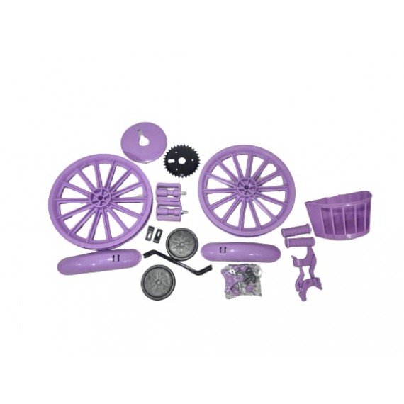 KIT PECAS 16  (RODA/PARALAMA/ETC) LILAS