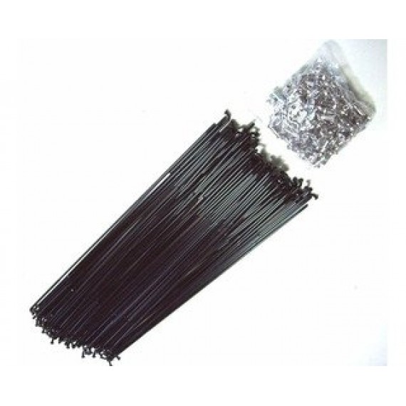 RAIO ZINCADO 280 X 2.0 C/NIPLE PRETO