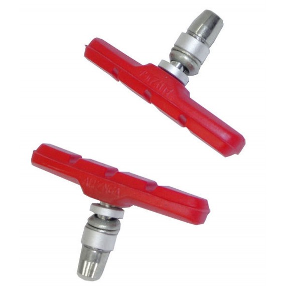 SAPATA FREIO V BRAKE C/PORCA ALLEN VERMELHA