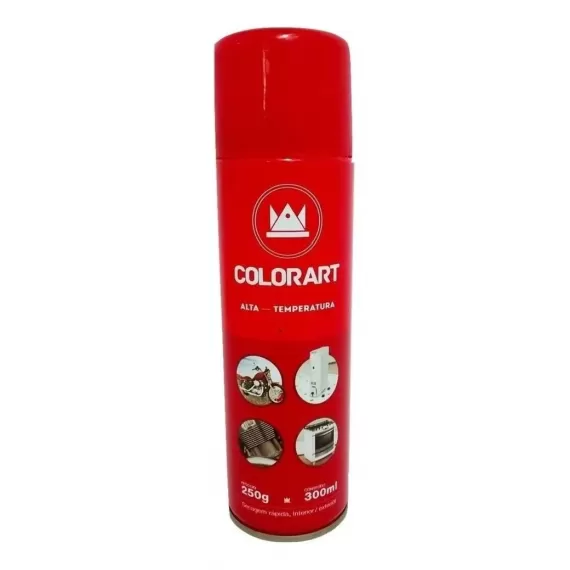 TINTA SPRAY VERMELHO METALICO