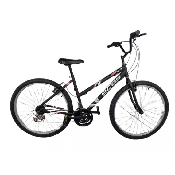 BIC. ECOS 26 XT100 FEM. ALUM. C/M PT.FOSCO